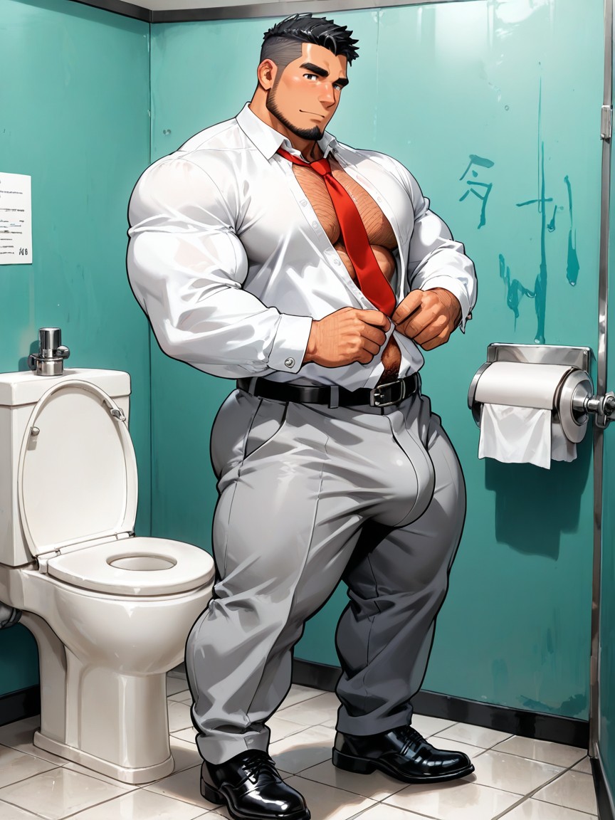 Massive Thighs, Bara, 25+ AI Gay Porn