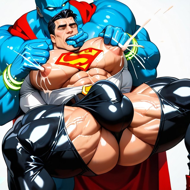 Handsome, Hands Tied Behind Back, Torn Clothes AI Gay Porn