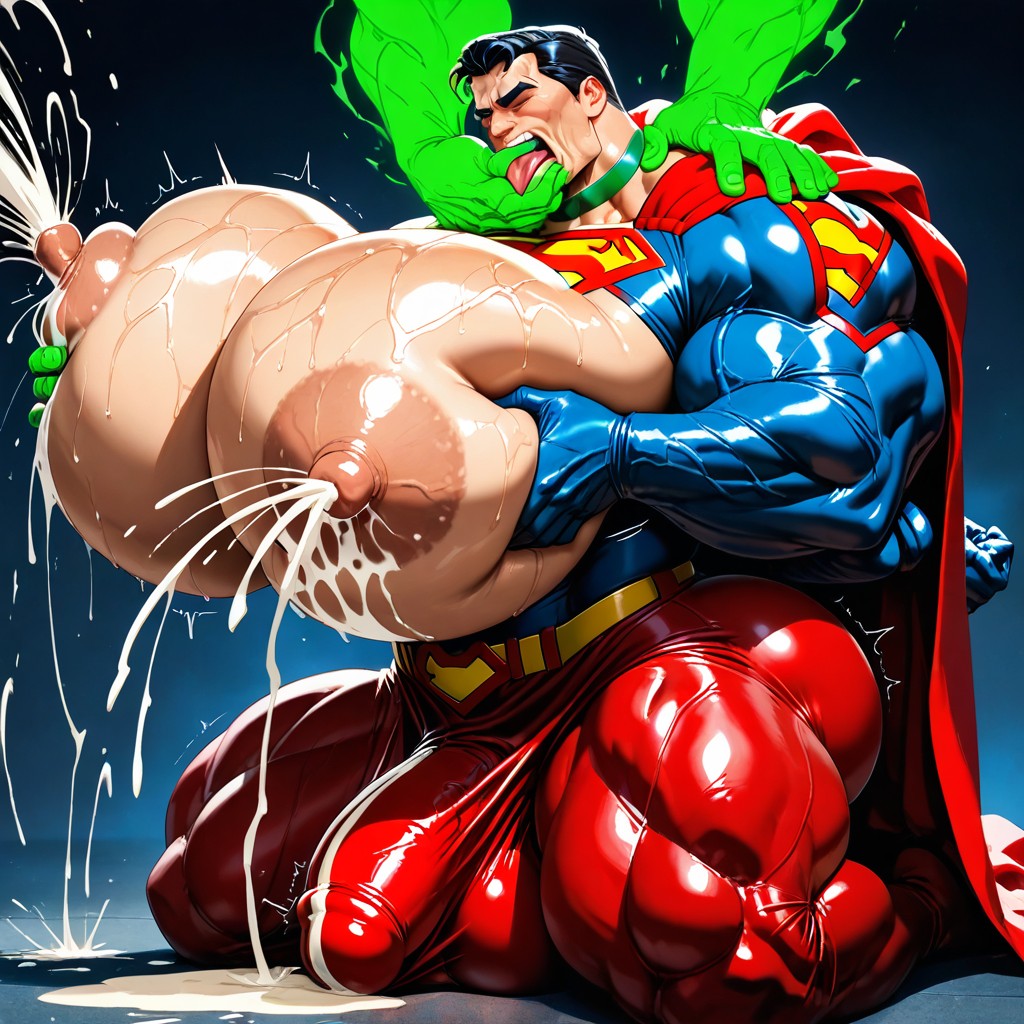 Superman's Mouth Agape, Big Bulge, Floating Hands Porno gay IA