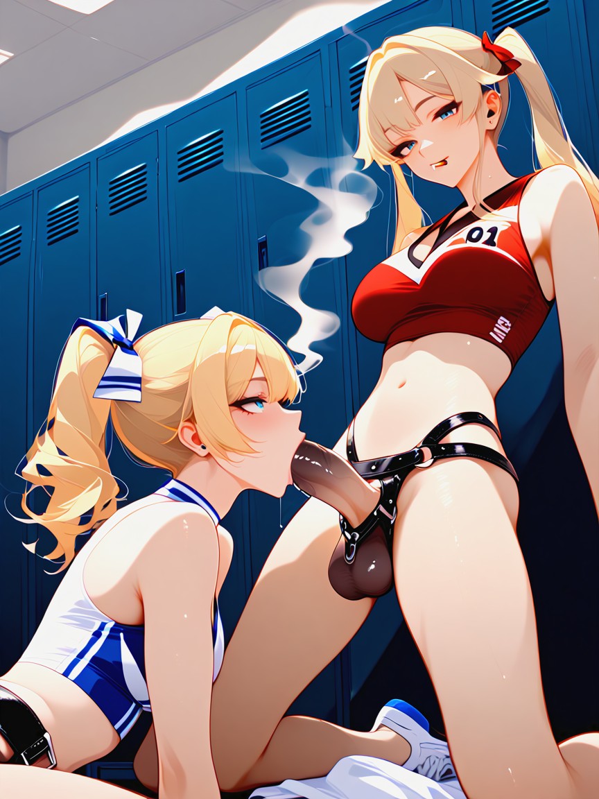 Ponytails, Black Balls, 18+ AI Porn