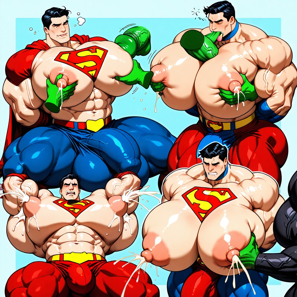 Rough Grope, Hands Tied Behind Back, Erect Gigantic Penis AI Gay Porn
