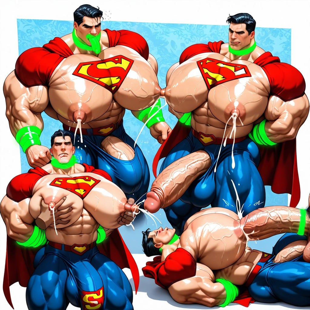 Vues Multiples, Extrêmement Lourd En Bas, Suckling Nipples Porno IA Gay