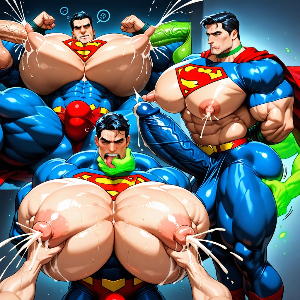 Lactation, Oversized Muscles, Hyper Round Ass AI Gay Porn