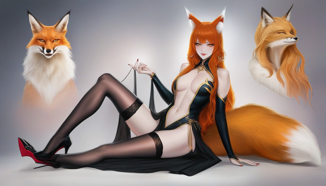 Skin, Long Legs, Exposed Furry AI Porn
