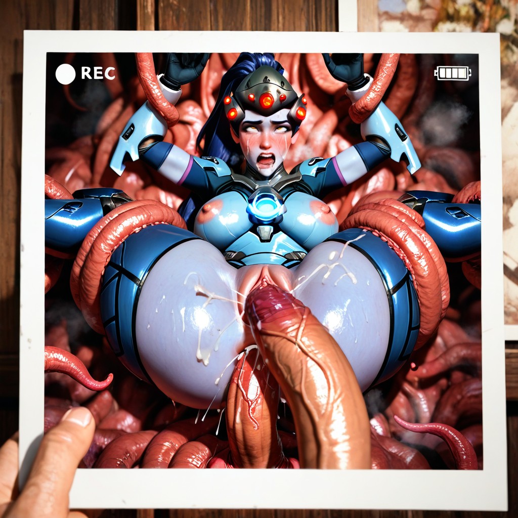 Loving It, Heavy Blush, Widowmaker From Overwatch AI Porn