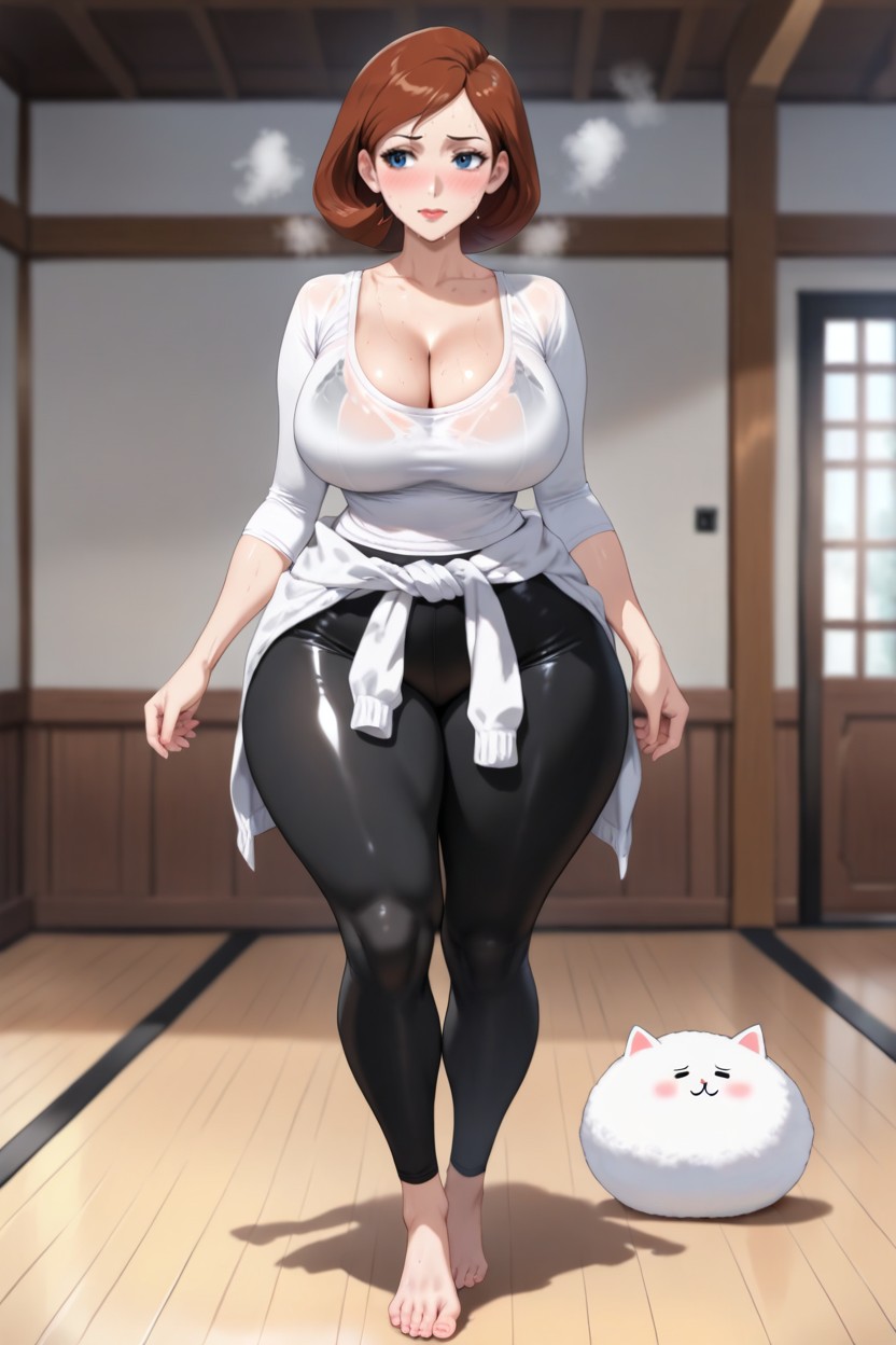 Detailed Face, 30+, Walking Hentai AI Porn