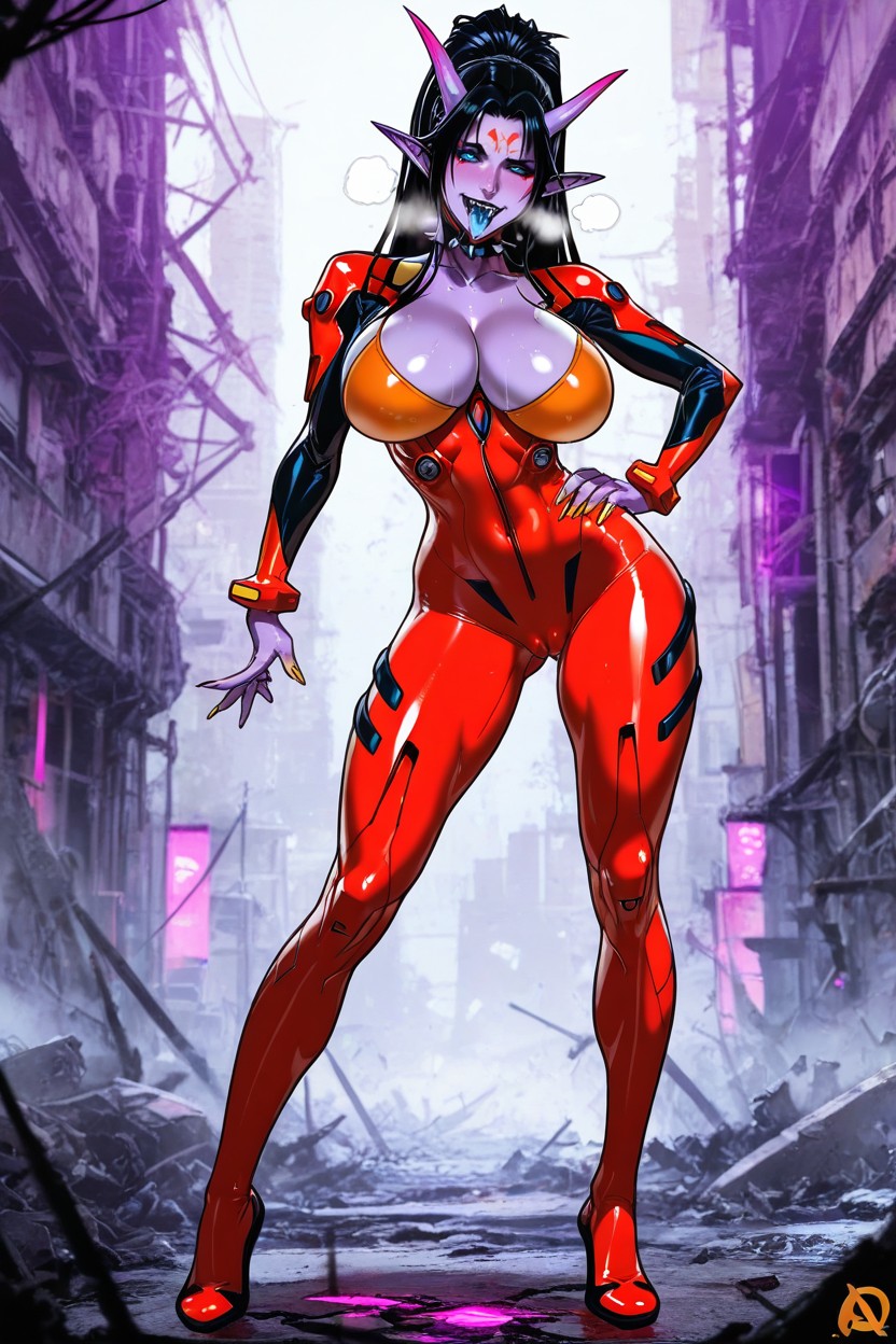 Detailed Face, Ganassa Art Style, Ahegao Hentai AI Porn