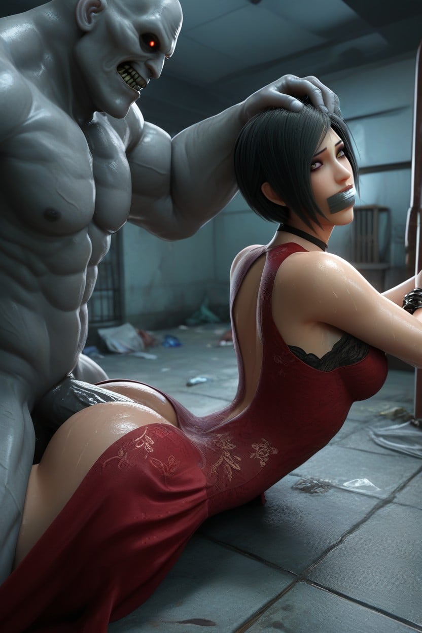 Pov Faceless Male, Grabing Head, Arms Behind Back Hentai AI Porn