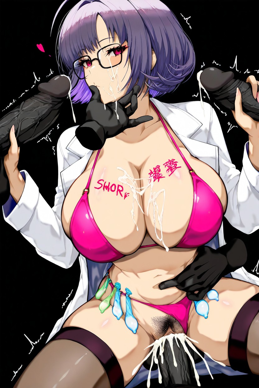 Tired Face, Used Condom Belt, Double Penetration Hentai AI Porn