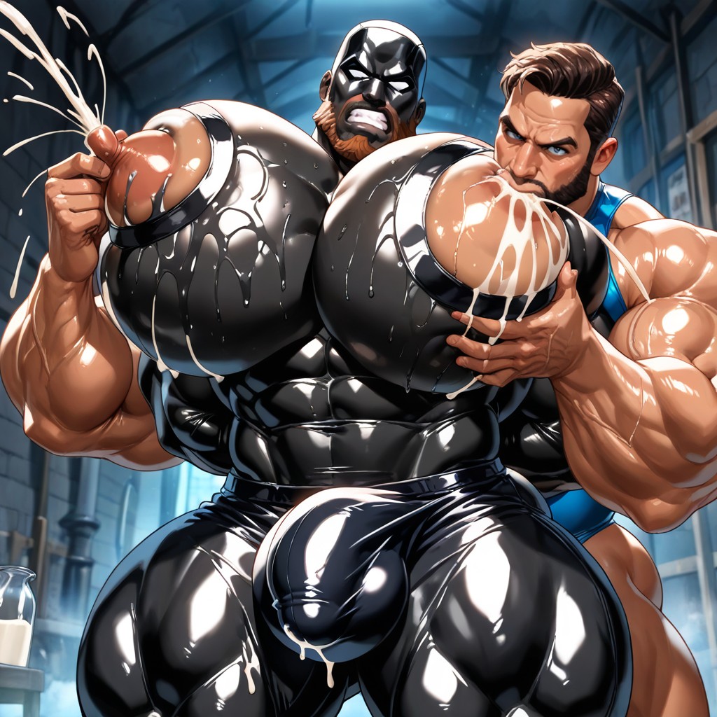 Hyper Bulky, Another Man, Big Nipples KI Schwulenporno
