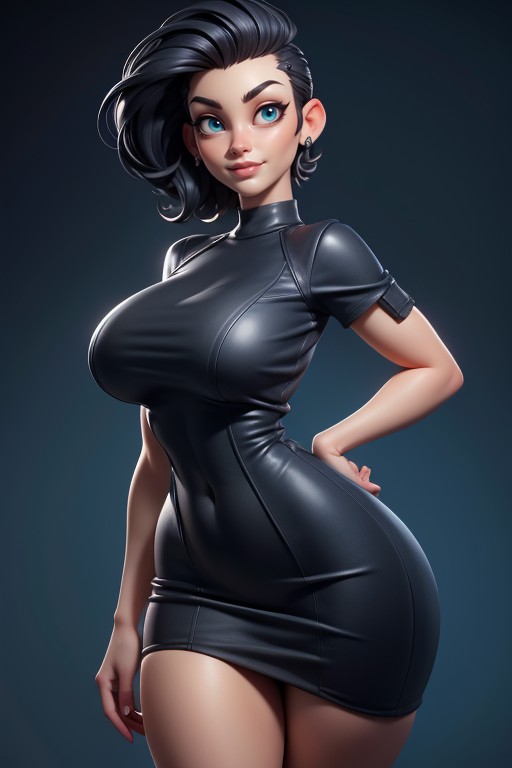 No Hair At The Back Of Her Head, Swimsuit, Correct Body Proportions Hentai AI Porn