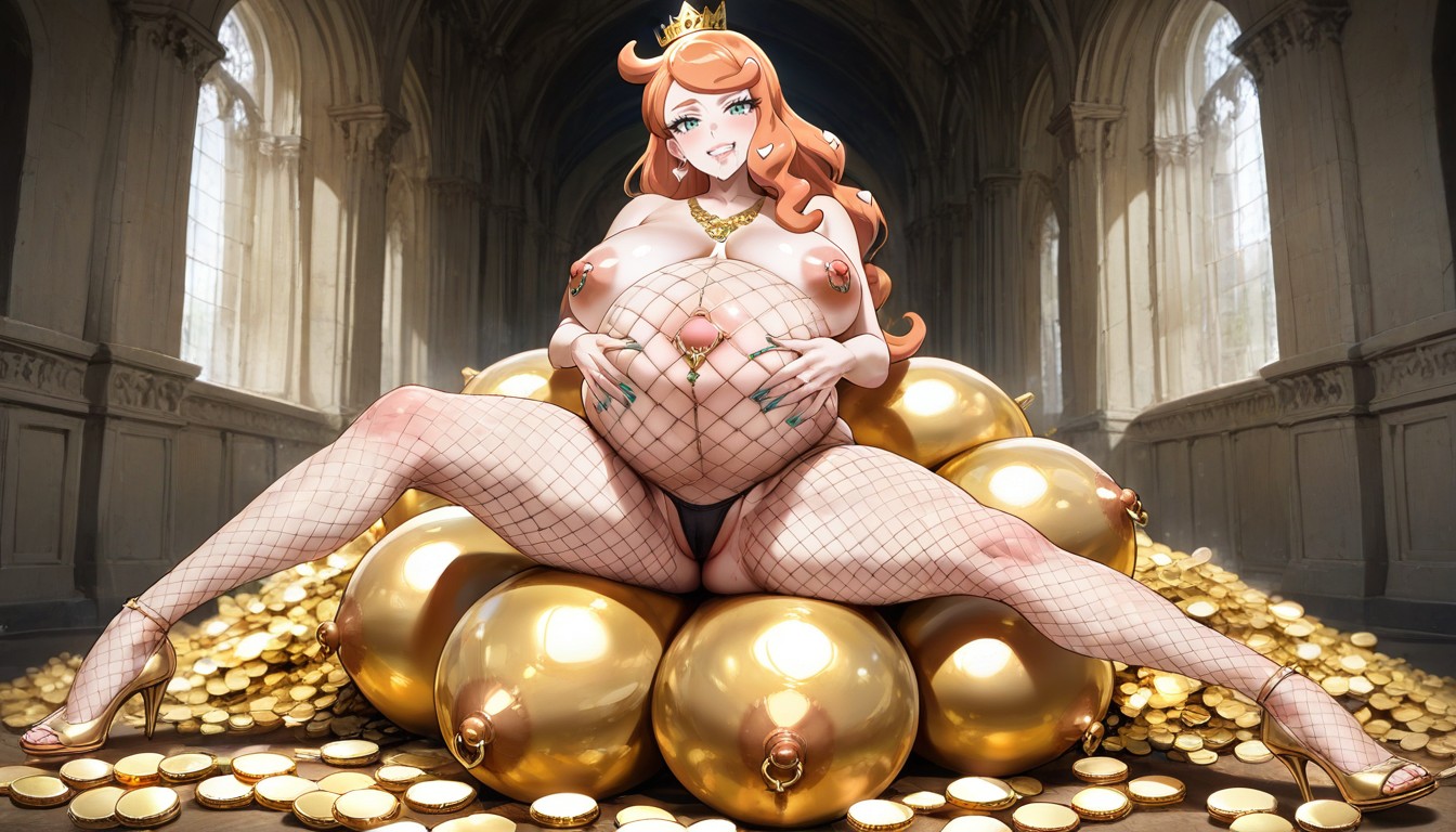 Jewelry, 25+, Fishnet Suit Hentai AI Porn