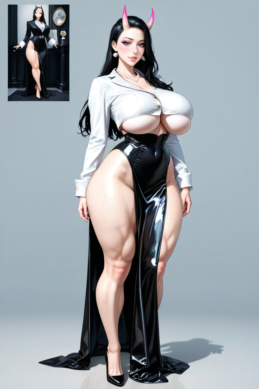 Bare Footed, Korean Woman, Full Body AI Porn