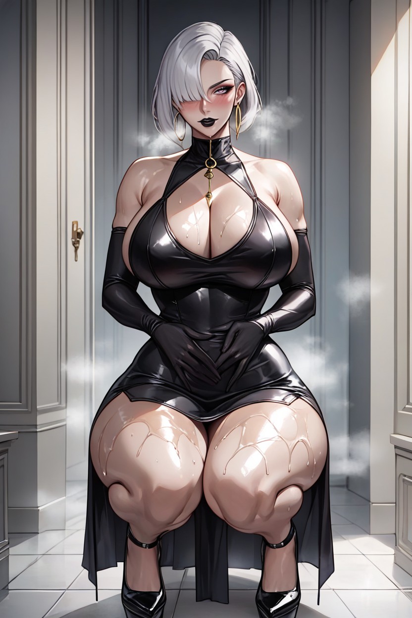 Voluptuous, Long Legs, Accurate Face Hentai AI Porn
