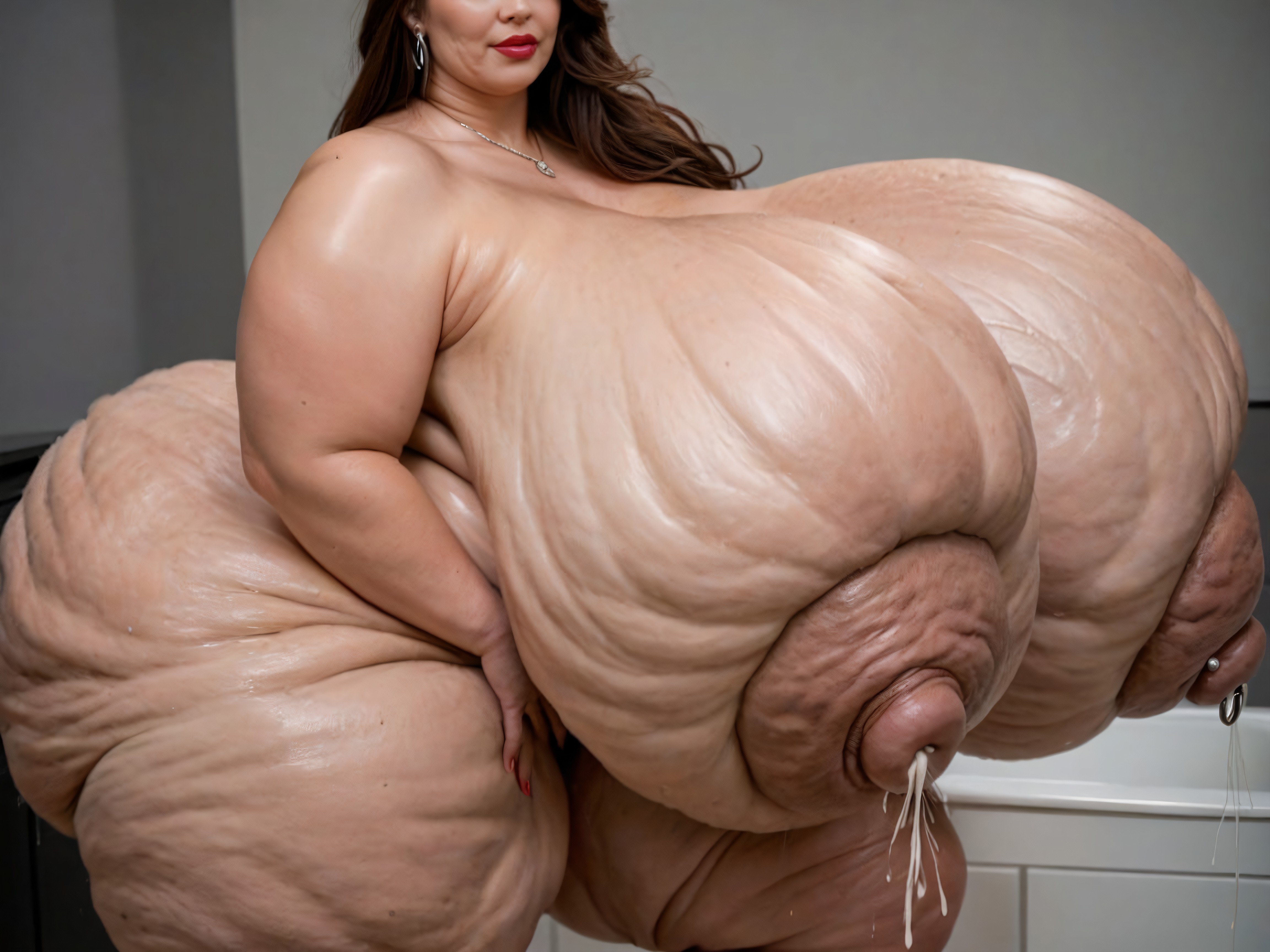 Cellulite On Thighs, Cellulite On Thighs, Top Down BBW AI Porn