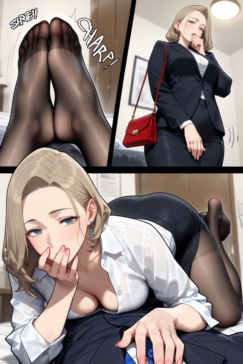 Motion Lines, Beautiful Legs And Feet, Feet Focus Hentai AI Porn