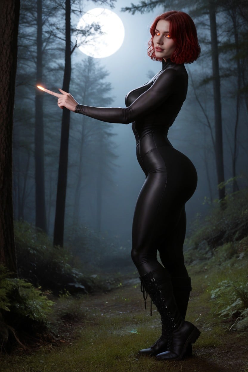 Full Body, Piercing Glaze, Chin Up AI Porn