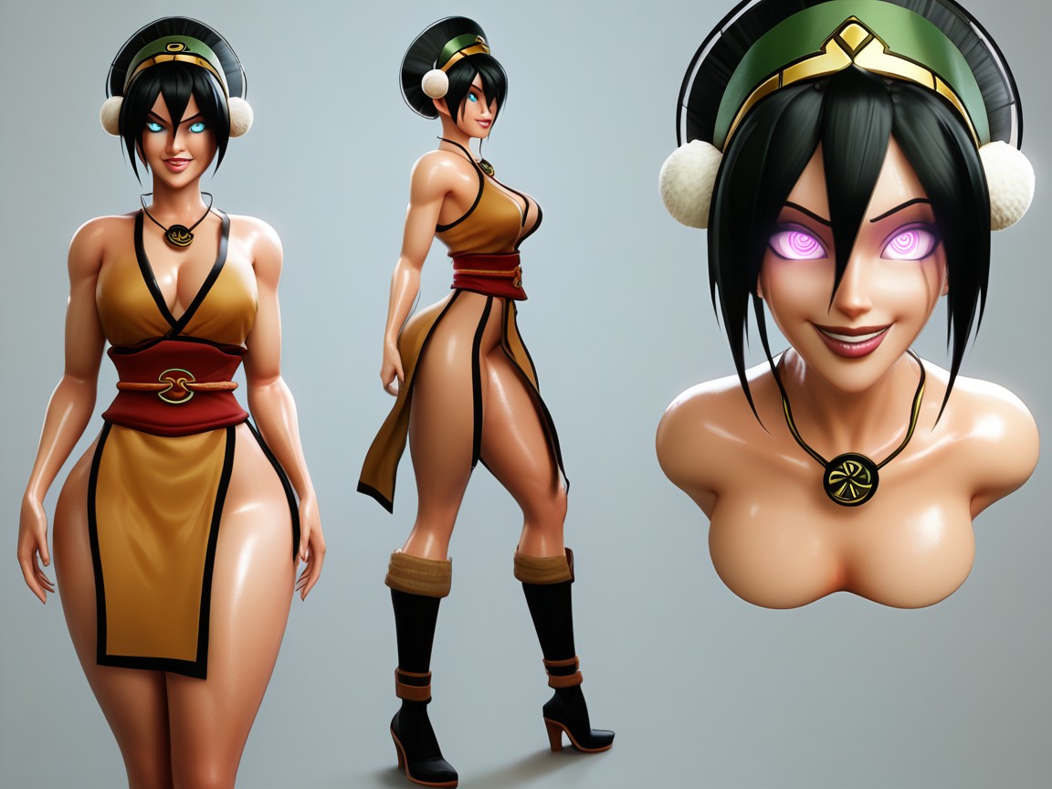 Being Brainwashed, One Woman, Deep Cleavage Hentai AI Porn