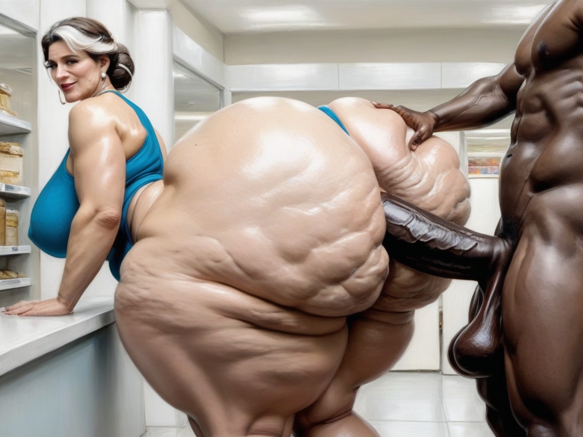 Big Wide Hips, 30+, Hyper Ass AI Porn