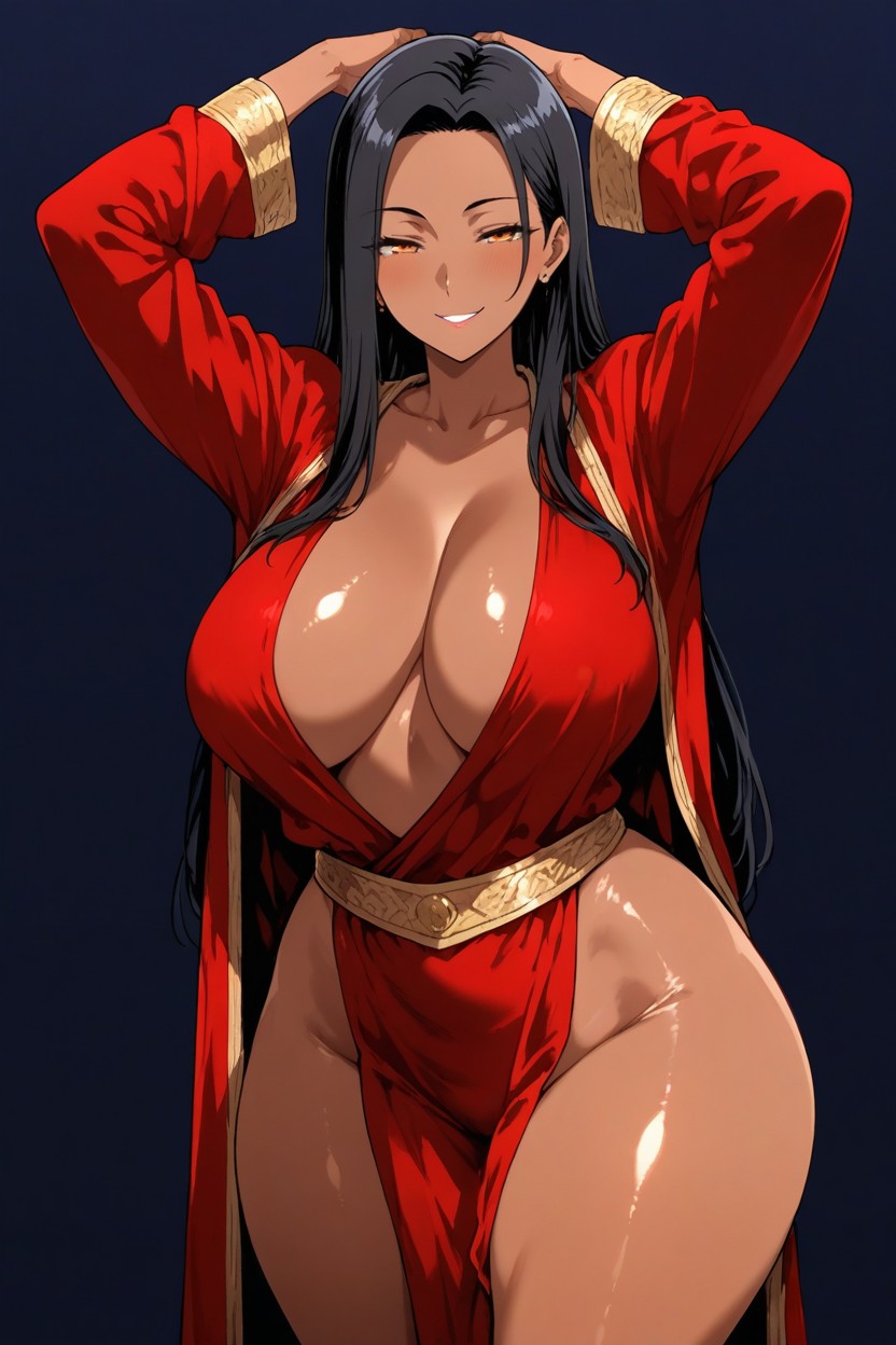 Perfect Anatomy, Half-closed Eyes, 25+ Hentai AI Porn