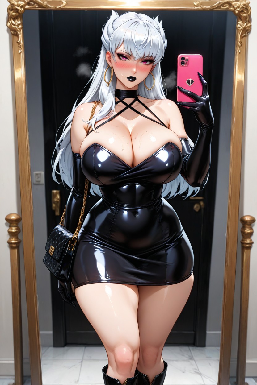 Exposed Thighs, Hourglass Figure, High Resolution Hentai AI Porn
