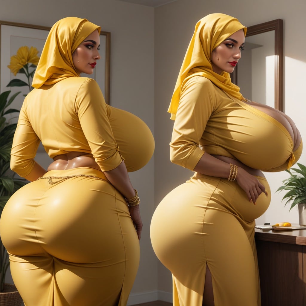 Painting, Milf Indian Woman Sitting Down On Stool, 50+ Hentai AI Porn