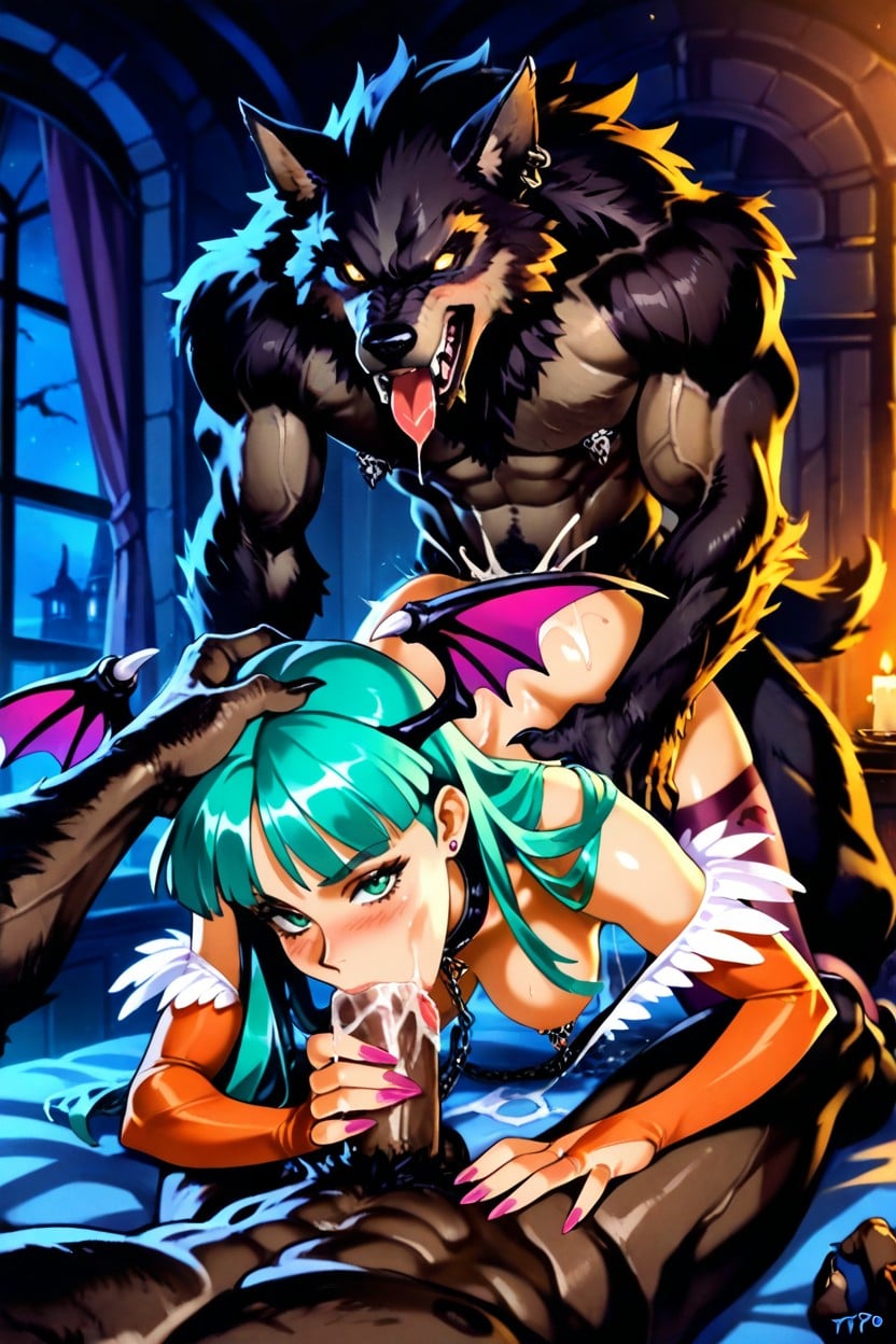 Werewolf Hand On Head, Gigantic, Exposed Breasts Hentai AI Porn