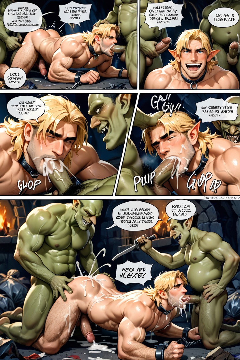 Blond, Cum In Ass, Gangbang Porno IA Gay