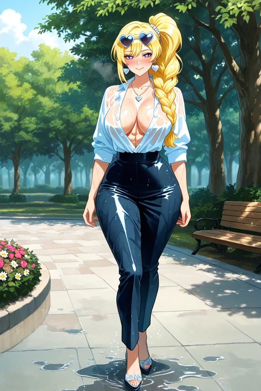 Looking At Viewer, Diminutive Frame, Butt AI Porn