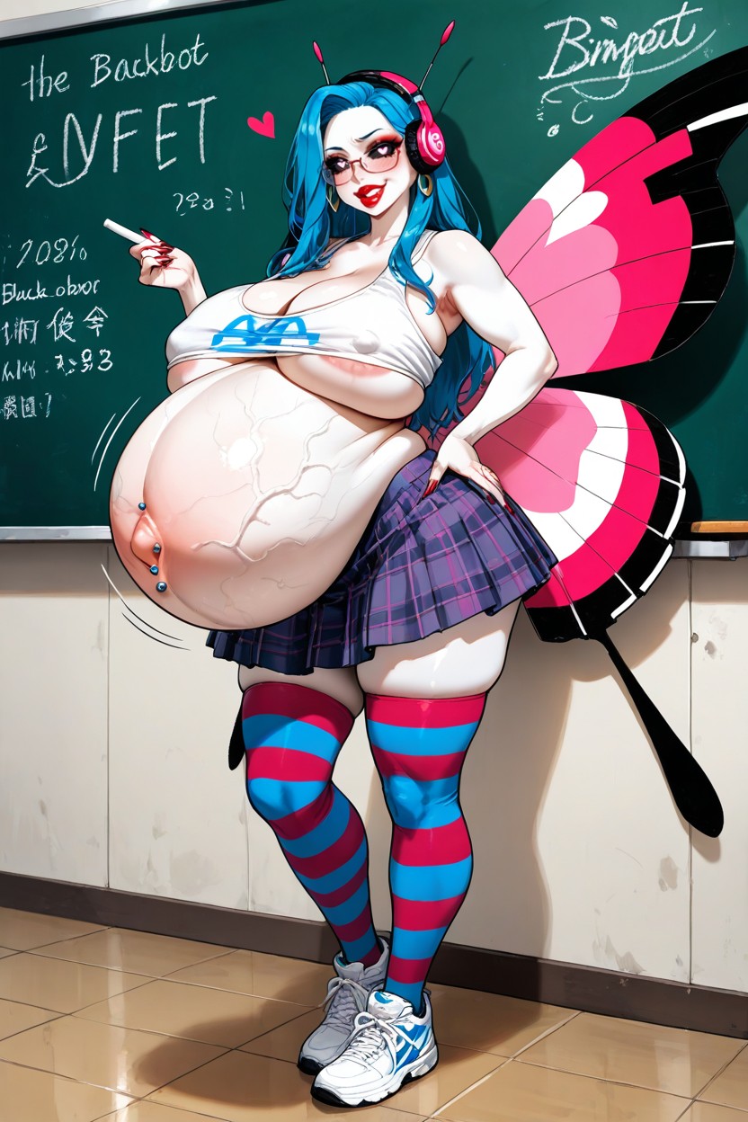 Extremely Horny, Bimbo, Vivillon Wings Hentai AI Porn