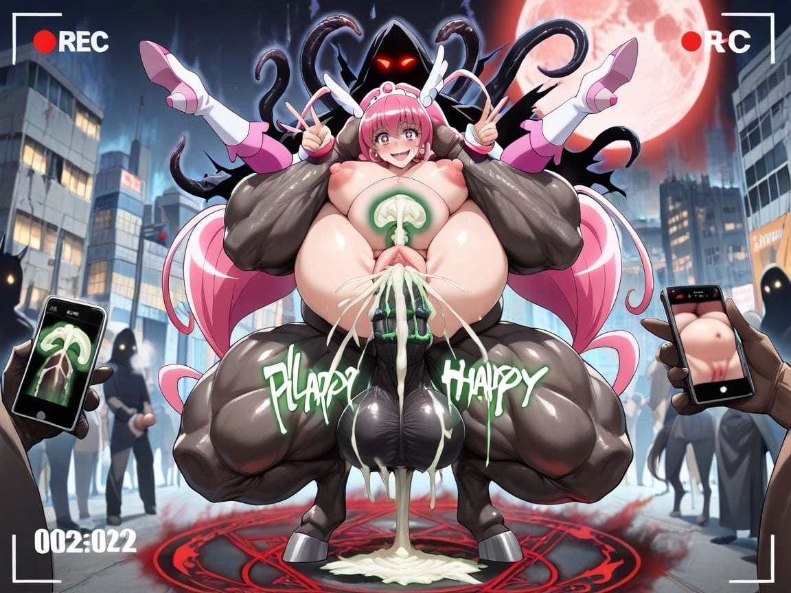Gigantic, Impregnation Bubble, Detailed Face Hentai AI Porn