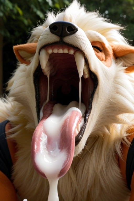 Cum In Mouth, Focus On Mouth, Close Up AI Porn
