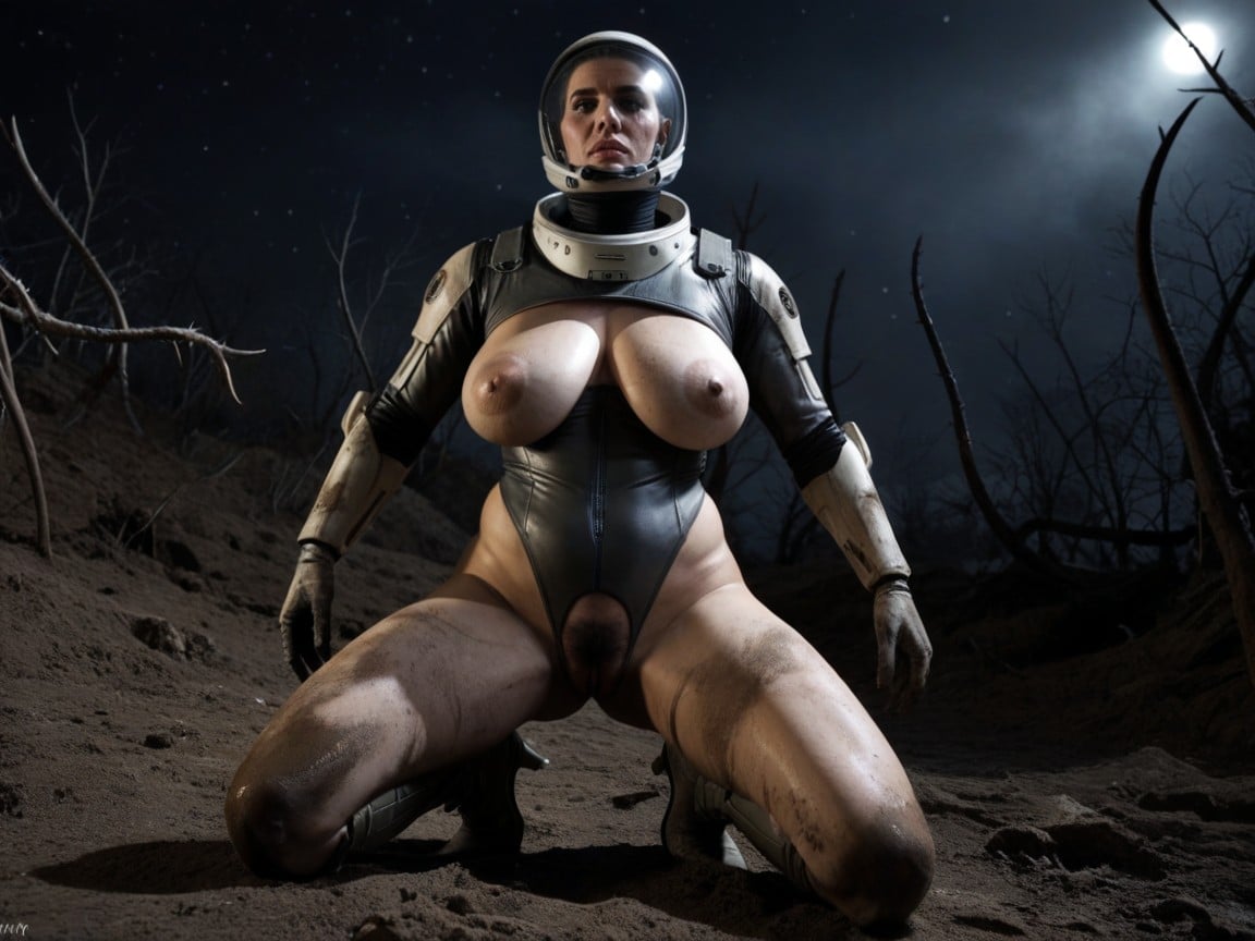 Very Short Hair, Naked, Crying (not Happy) AI Porn