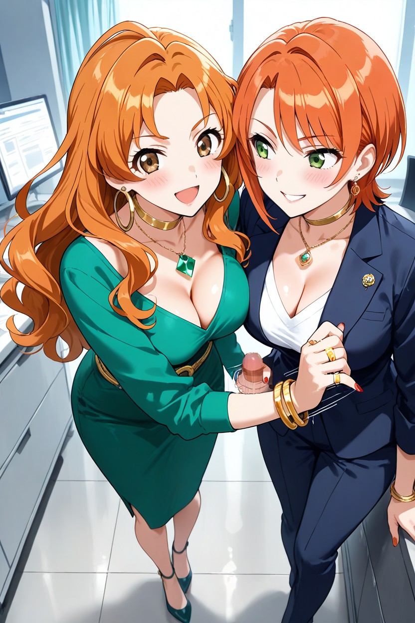 Office, Nami, Green Eye Hentai AI Porn