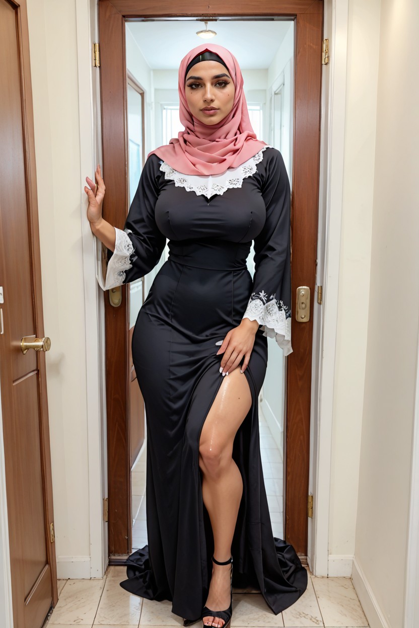 Hijab, Sexy Jordanian Prude, Frustrated AI Porn