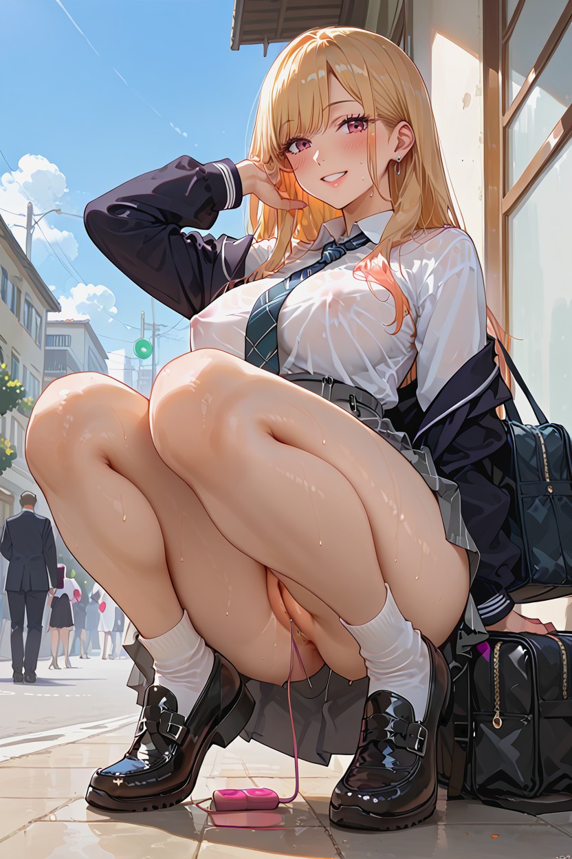 Wind, Bag, One Arm Up AI Porn
