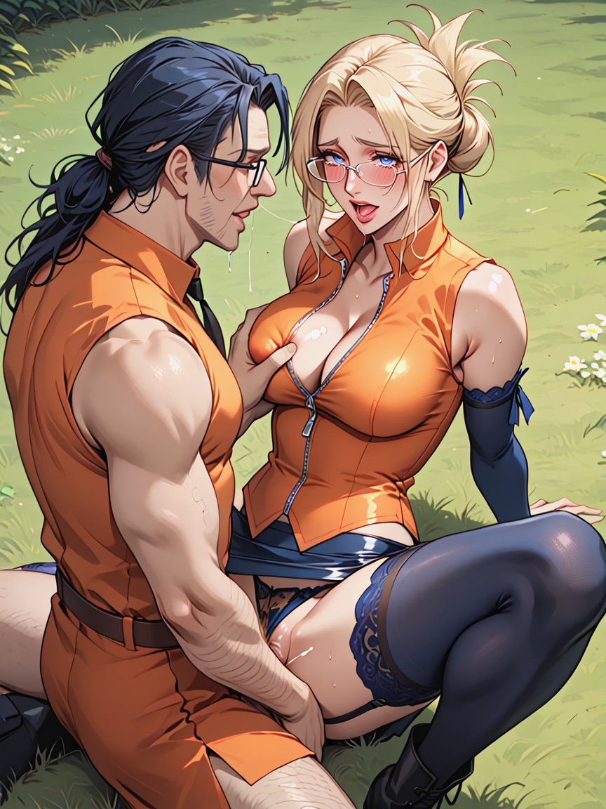 Seductive Look, Orange Skirt, Quistis Trepe From Final Fantasy Viii Hentai AI Porn