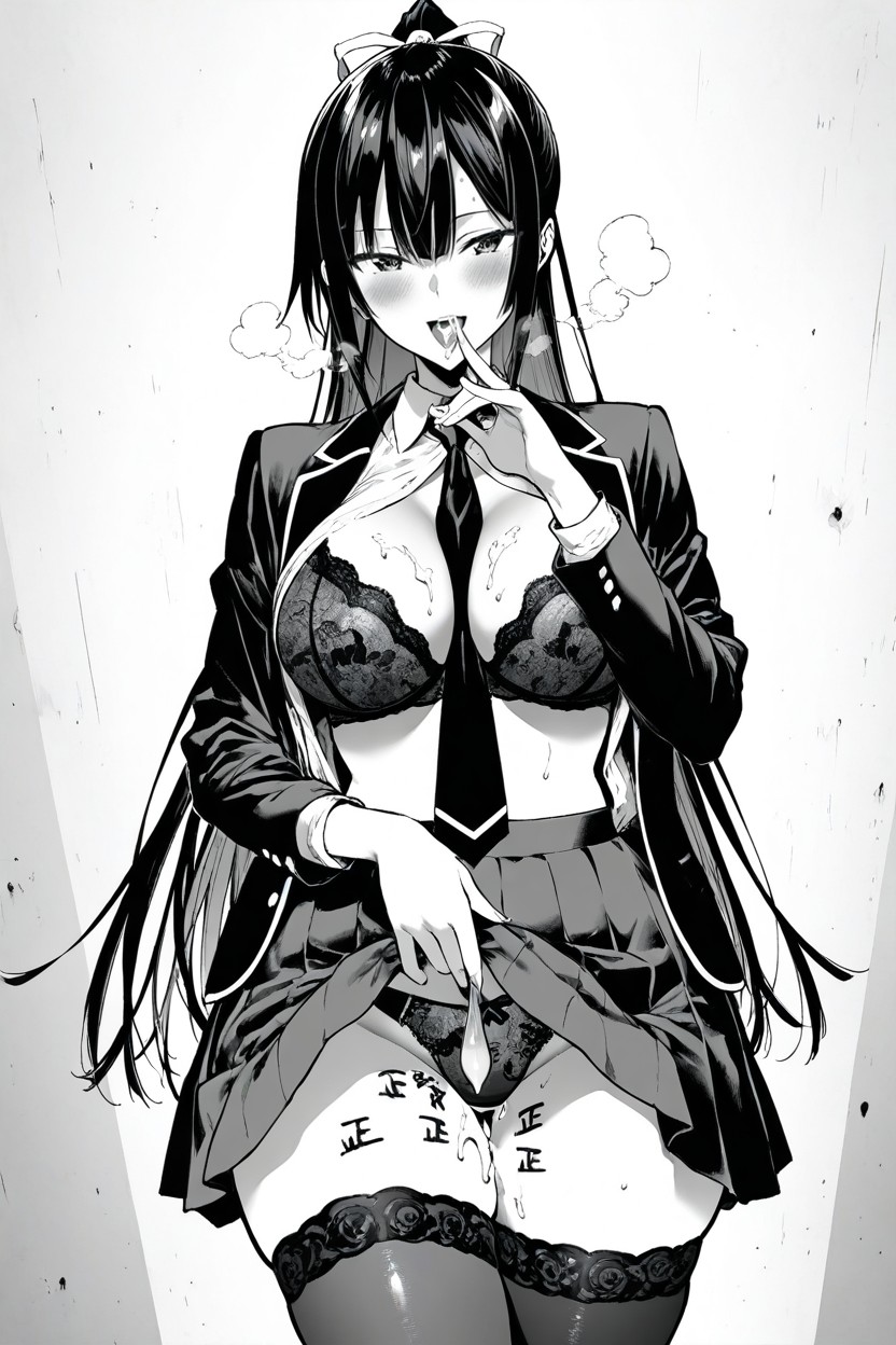 18+, Lace Bra, Used Condom On Panties Hentai AI Porn