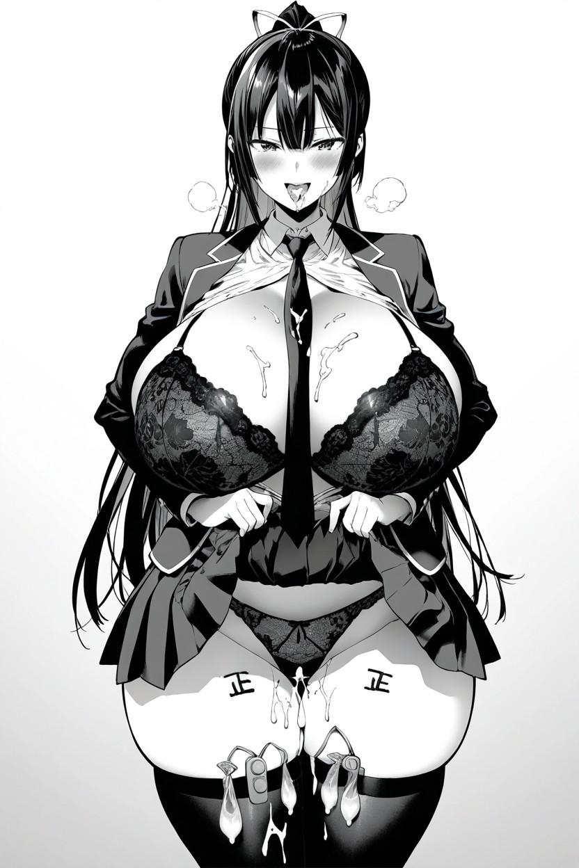 Front View, Standing, Beaty Mark Hentai AI Porn