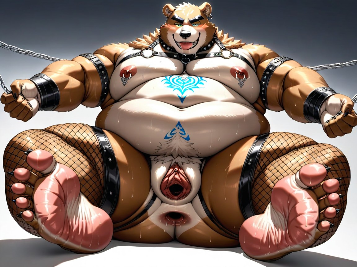 Riding, Fat, Fucked By Large Belly Furry AI Porn