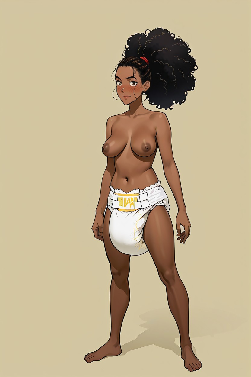 Topless, Disney Eyes, Abdl Ebony AI Porn
