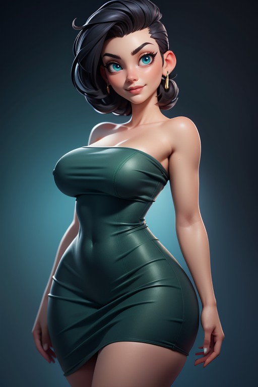 Head Bald On The Sides, Lady Jaye, Pixie Cut Hentai AI Porn