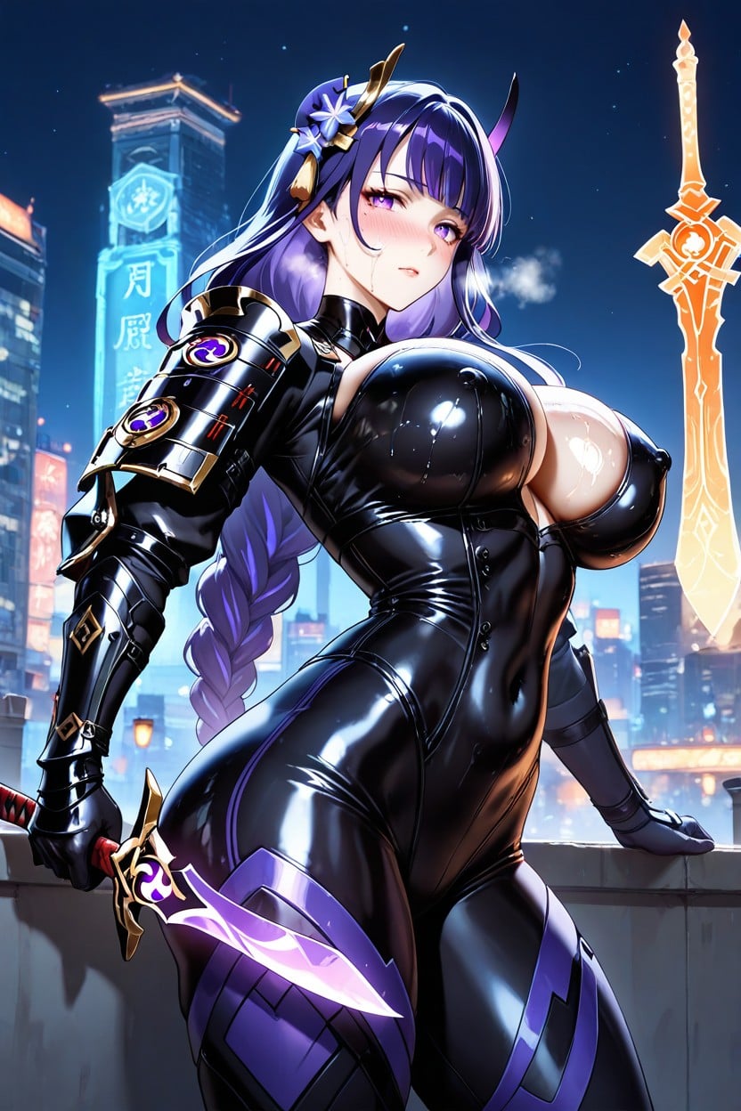 Horny Face, Night, Ultra High Details Hentai AI Porn