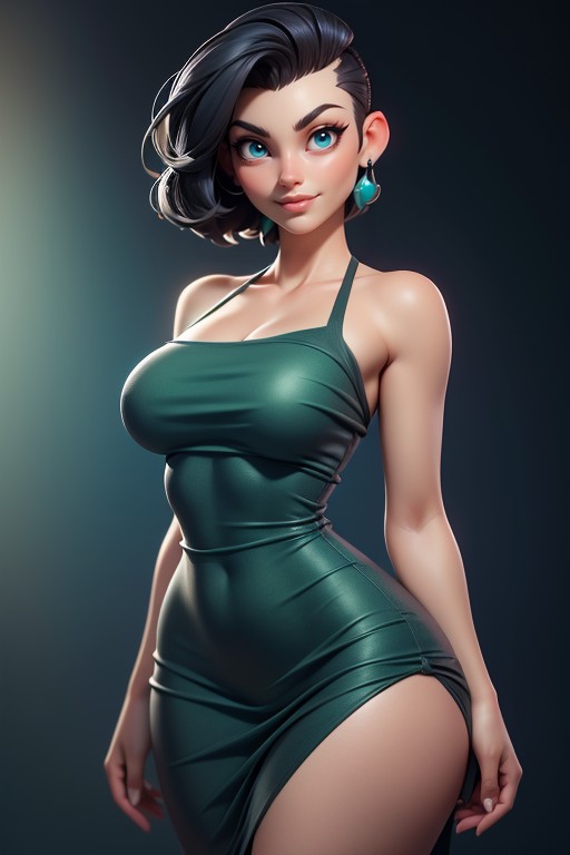 No Hair At The Back Of Her Head, No Hair At The Back Of Her Head, Bald On The Sides Hentai AI Porn