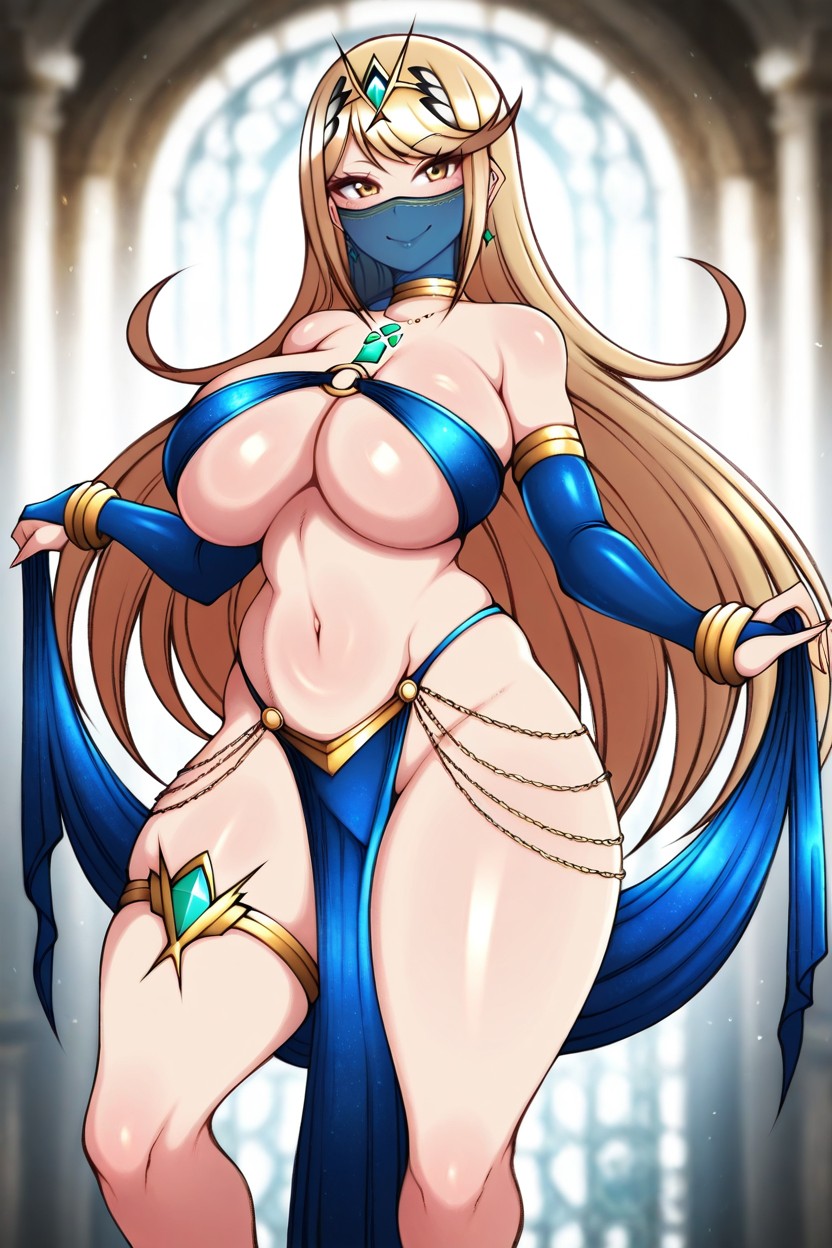 Anklets, Standing Up, Tiara Hentai IA