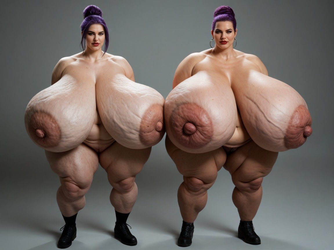 Celluite, Impossibly Disproportionate Breasts, Moño Porno BBW IA