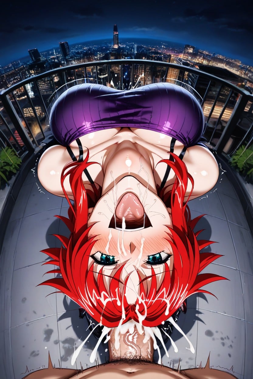 Cum Everywhere, Huge Penis, Extreme Throat Bulge Hentai AI Porn