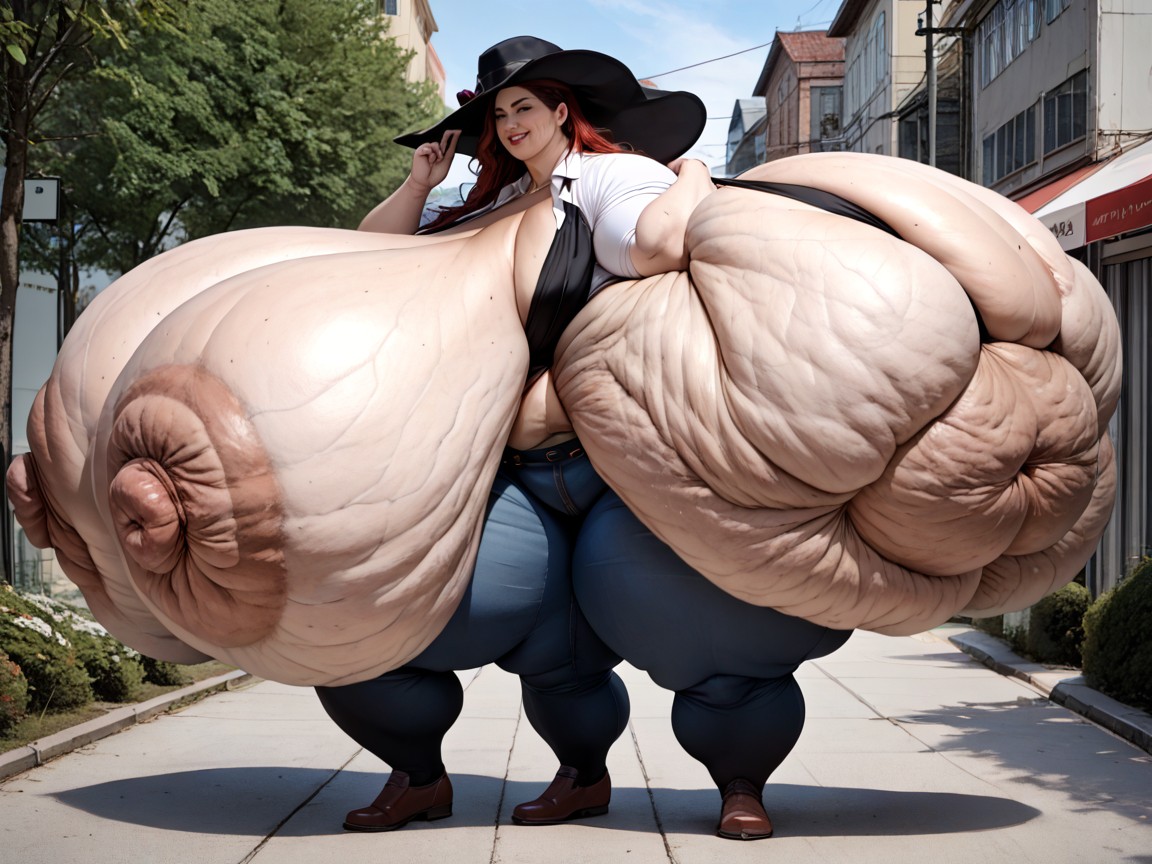 Extreme Hyper Cellulite, Breast To Body Size Ratio, Cellulite On Breasts Porno BBW IA