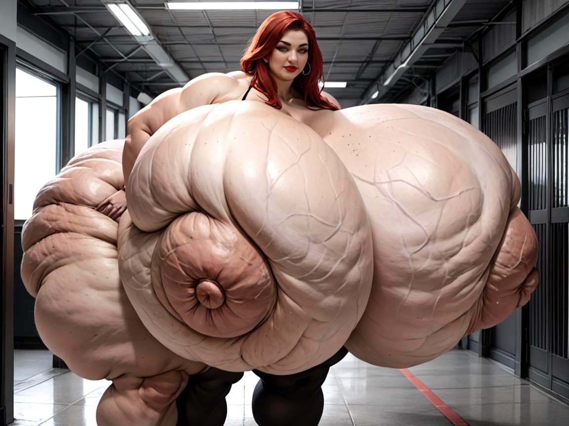 Increase Breast Sizex, Veiny, Impossibly Disproportionate Breasts BBW AI Porn