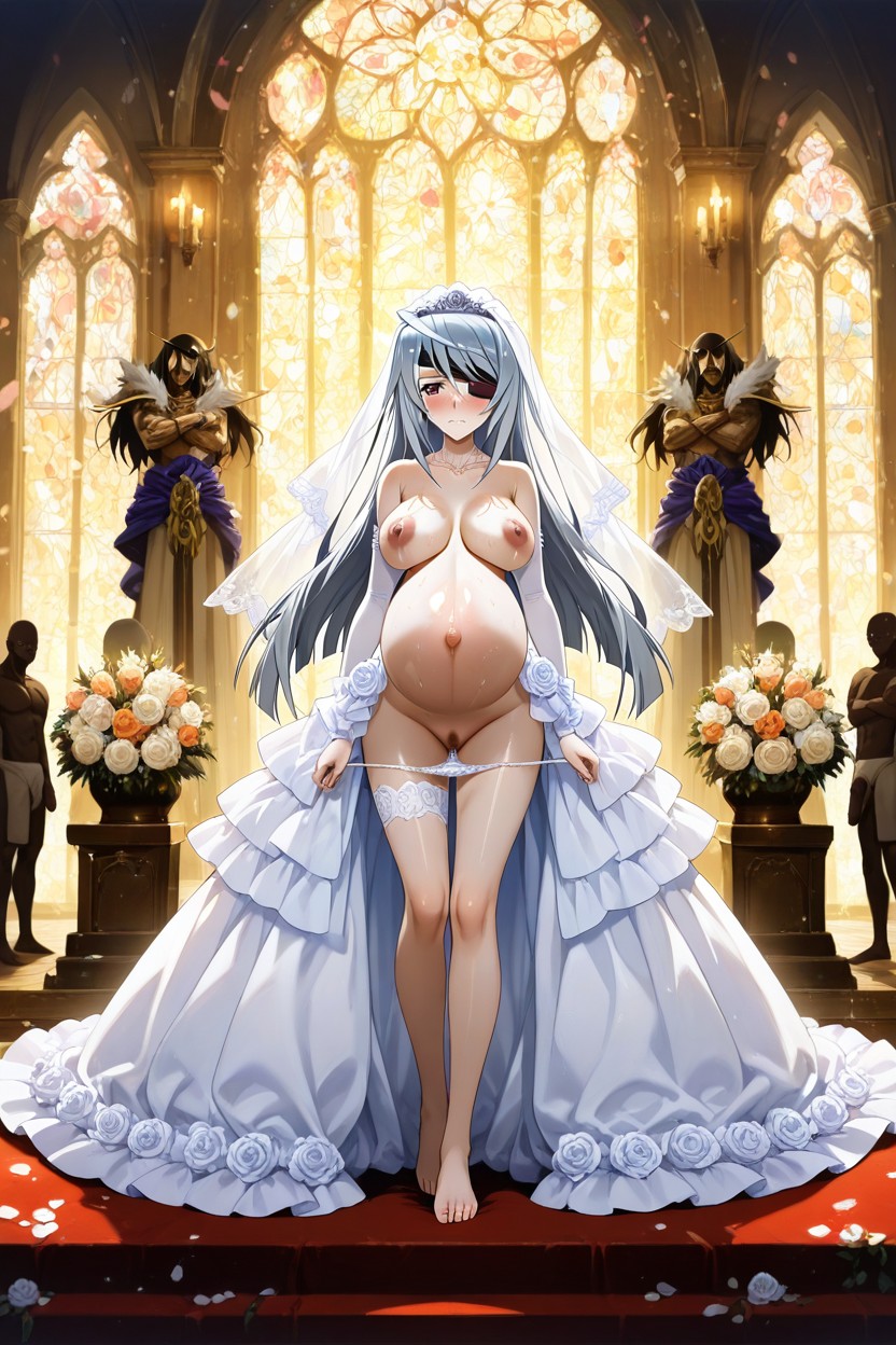 Pale Skin, Women From Infinite Stratos, Skin As Bastad As Snow AI Porn